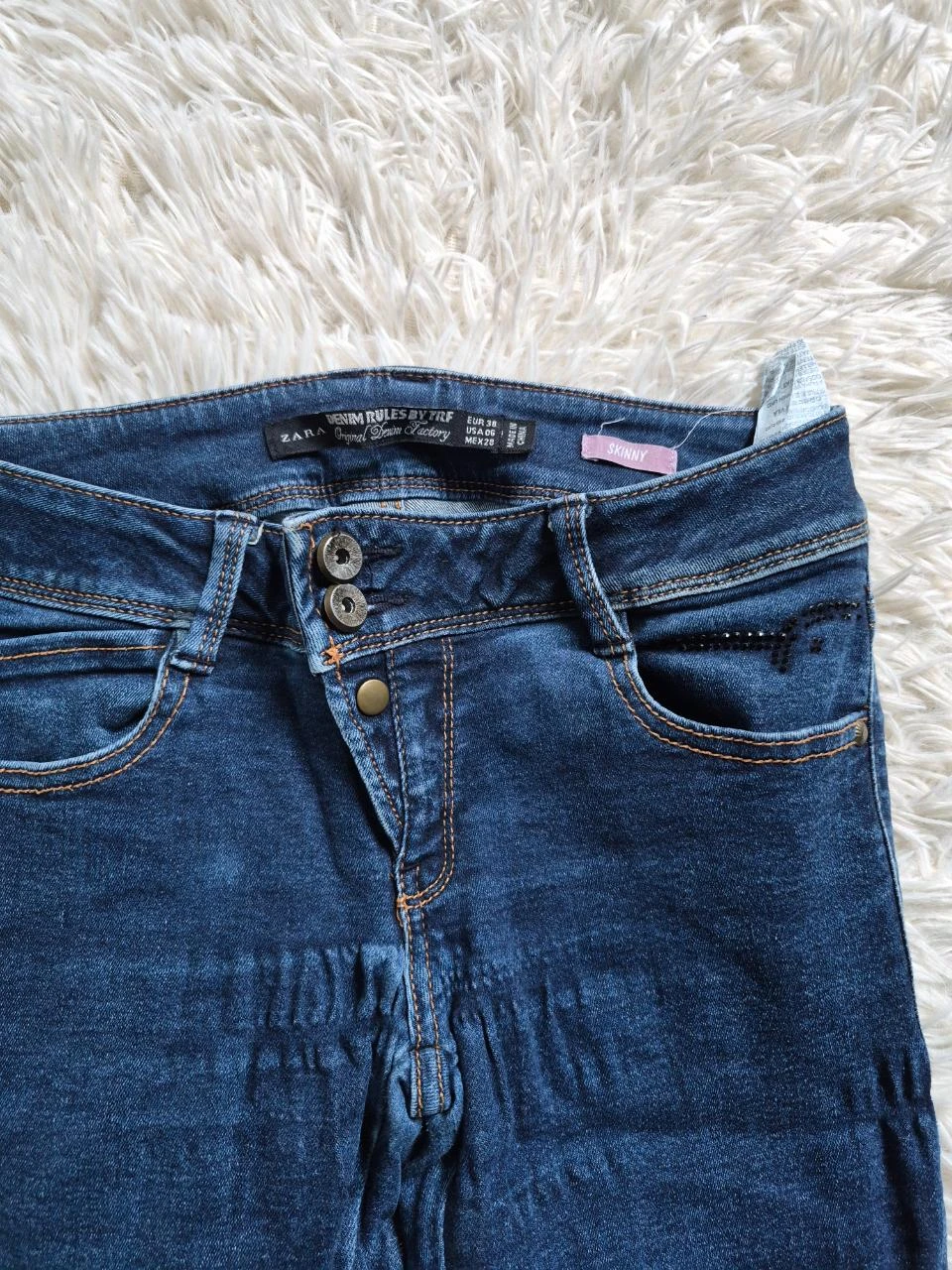 ZARA blue jeans - Size 36 - New – photo 2